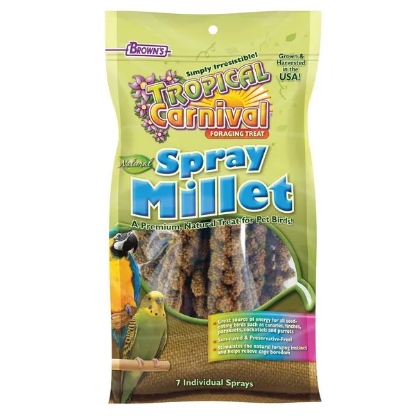 7pc F.M. Brown Natural Spray Millet - Health/First Aid